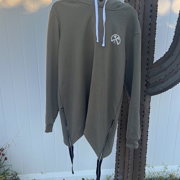 Civil Regime Extended Zip Reverse Scallop Brawler Hoodie. - Picture 5 of 13